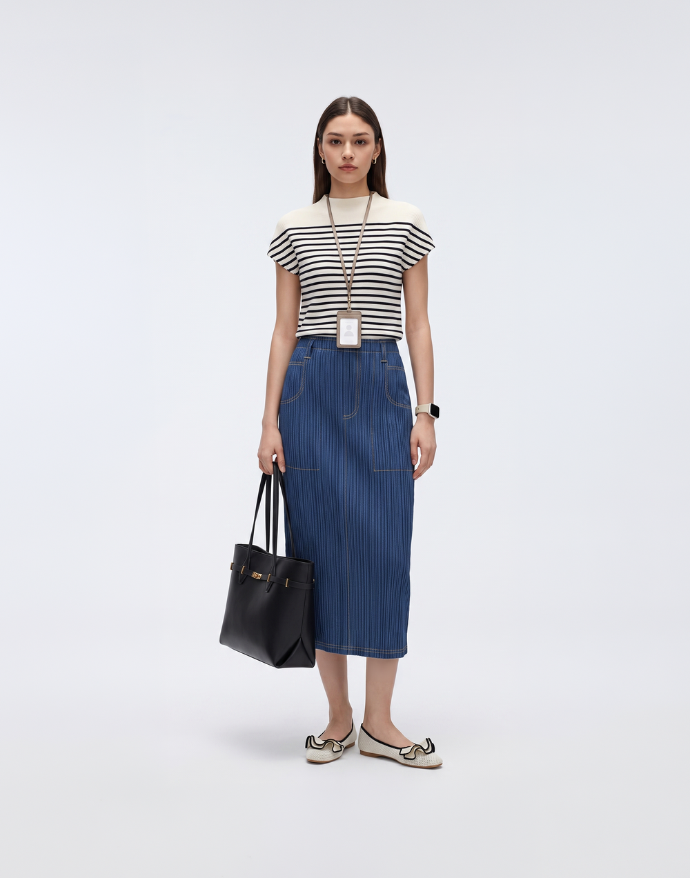 Wrinkle-Free, Cooling, Breathable Free Size Softline Skirt