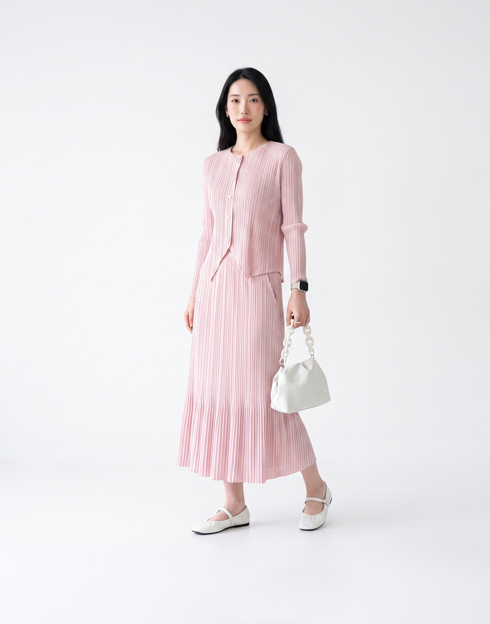 Wrinkle-Free, Cooling & Breathable Harmony Skirt With Stretchy Waistband
