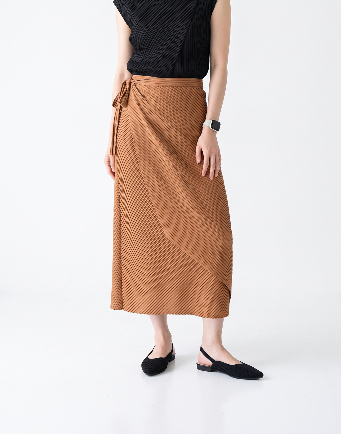 Wrinkle-Free, Cooling & Breathable Free Size Siena Skirt With Stretchy Waistband