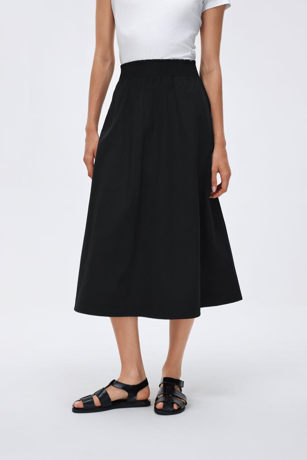 Wrinkle-Free, Cooling & Breathable Sunrise Skirt With Stretchable Waistband With Pockets