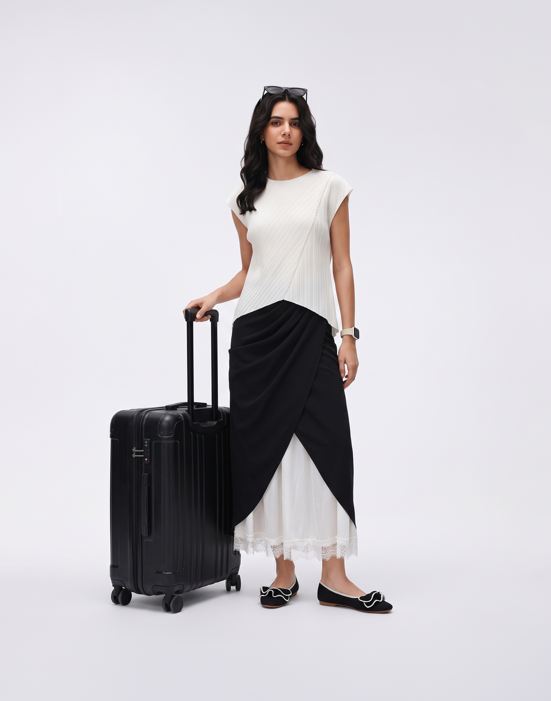 Soft & Stretchy Vogue Skirt With Elastic Waistband