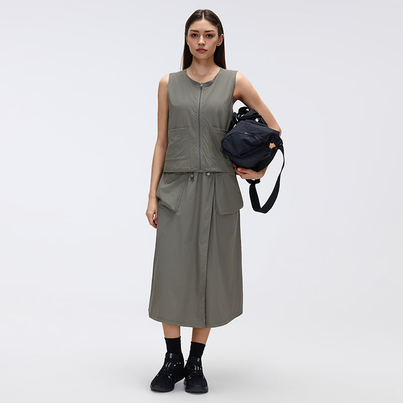 Traveller Skirt With Theft-Proof Pockets & Adjustable Waistband