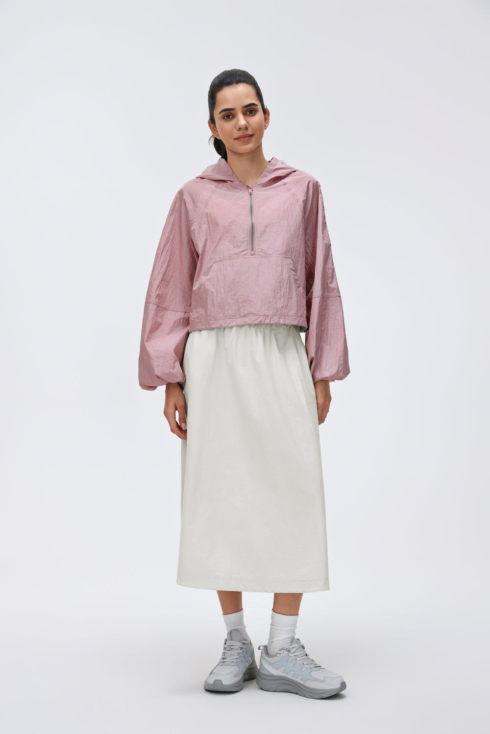 Wrinkle-Free, Cooling & Breathable Sunrise Skirt With Stretchable Waistband With Pockets