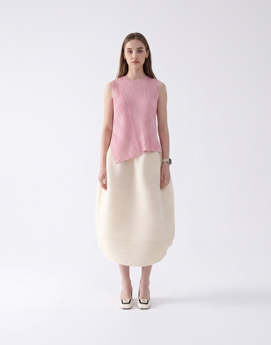 Wrinkle-Free, Cooling & Breathable Free Size With Stretchy Waistband Float Skirt