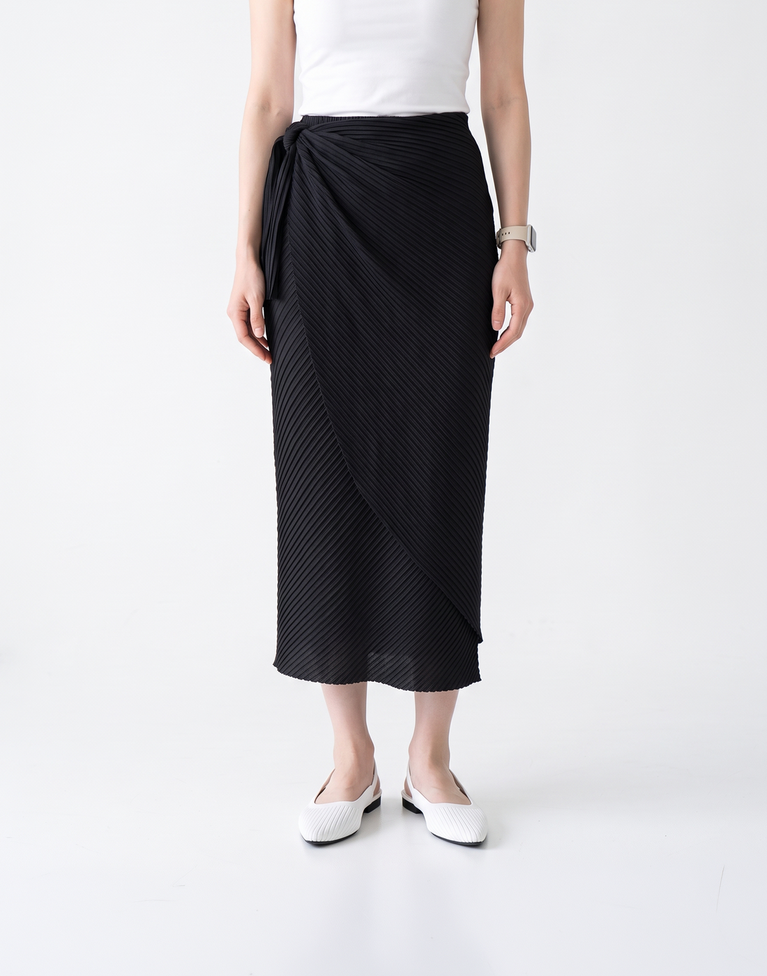 Wrinkle-Free, Cooling & Breathable Free Size Siena Skirt With Stretchy Waistband