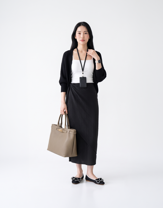 Wrinkle-Free, Cooling & Breathable Free Size Siena Skirt With Stretchy Waistband