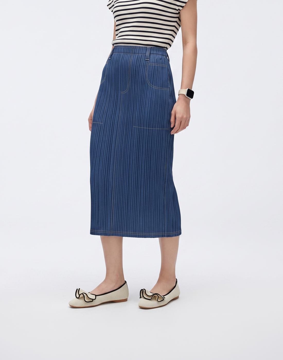 Wrinkle-Free, Cooling, Breathable Free Size Softline Skirt
