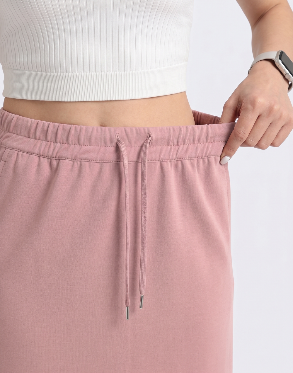 Buy 1, Get 1 Free - Cooling, Breathable & Buttery Soft Deluxe Skirt With Stretchable Waistband & Pockets