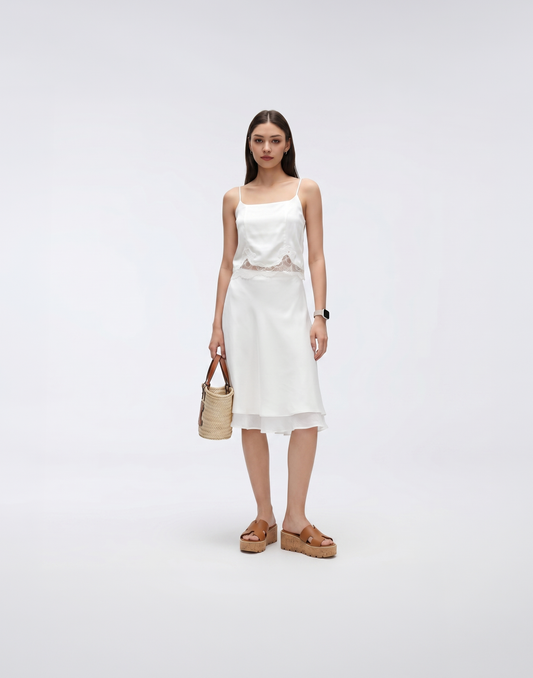 Cooling, Breathable & Crease-Resistant Frost Skirt With Stretchy Waistband
