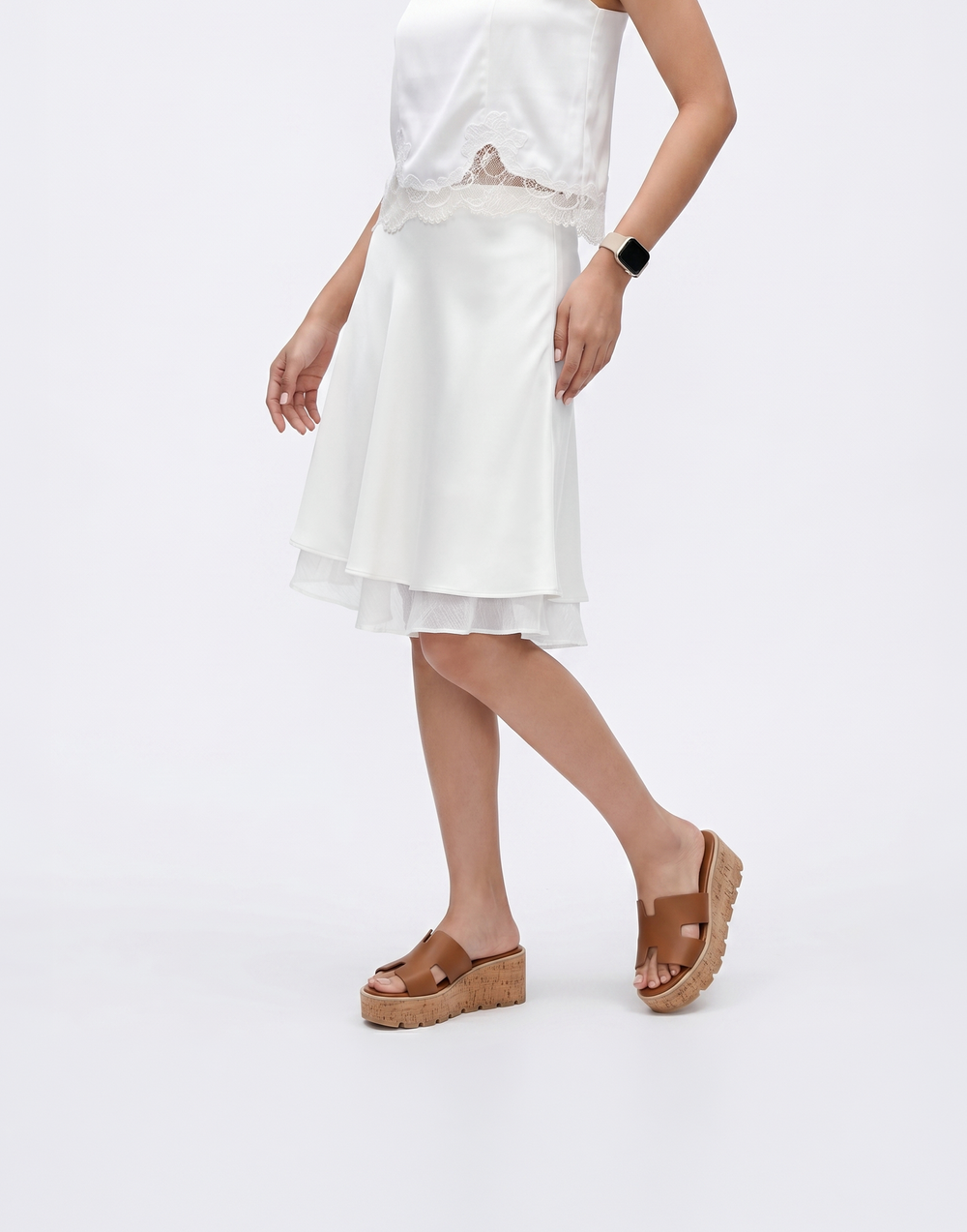 Cooling, Breathable & Crease-Resistant Frost Skirt With Stretchy Waistband