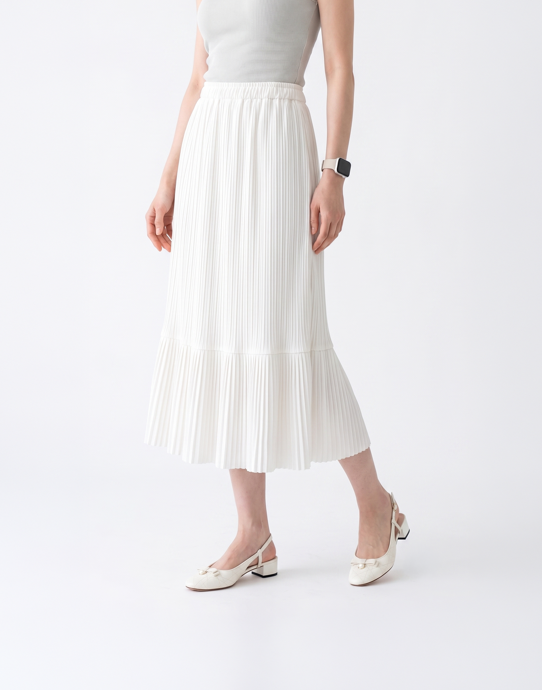 Wrinkle-Free, Cooling & Breathable Harmony Skirt With Stretchy Waistband