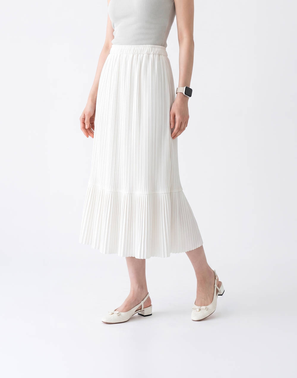 Wrinkle-Free, Cooling & Breathable Harmony Skirt With Stretchy Waistband