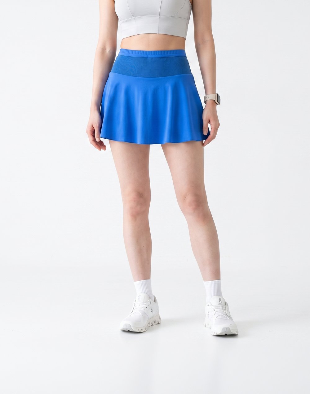 Buy 1, Get 1 Free - Cooling, Sweat-Wicking & Tummy Tucking Sprint Skort With Built-In Waist Belt