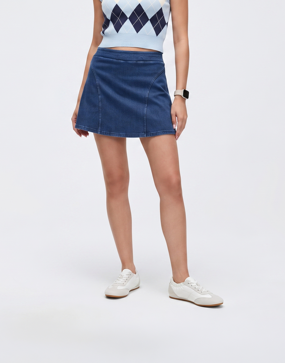 Cooling, Buttery Soft & Stretchy With Tummy Control Rebel Skort With Inner Shorts