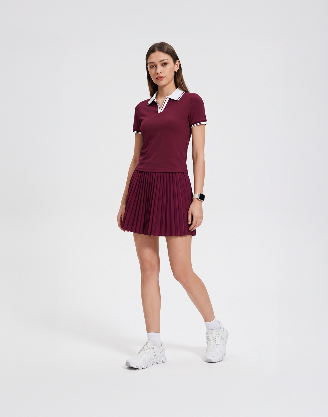 Buy 1, Get 1 Free - Cooling, Breathable & Stretchy Pleated Clubhouse Skort With Inner Shorts