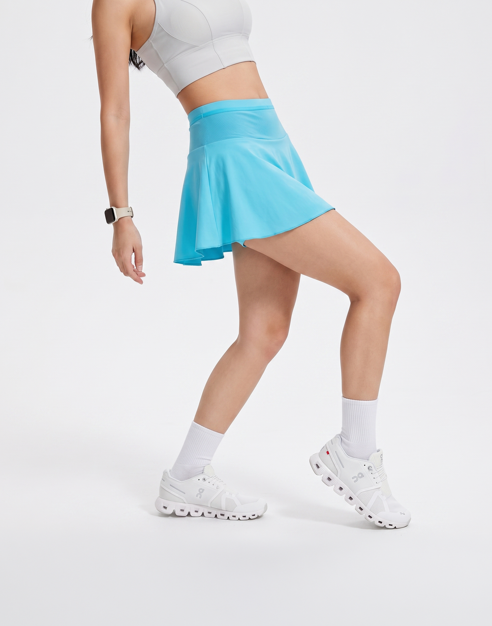 Buy 1, Get 1 Free - Cooling, Sweat-Wicking & Tummy Tucking Sprint Skort With Built-In Waist Belt