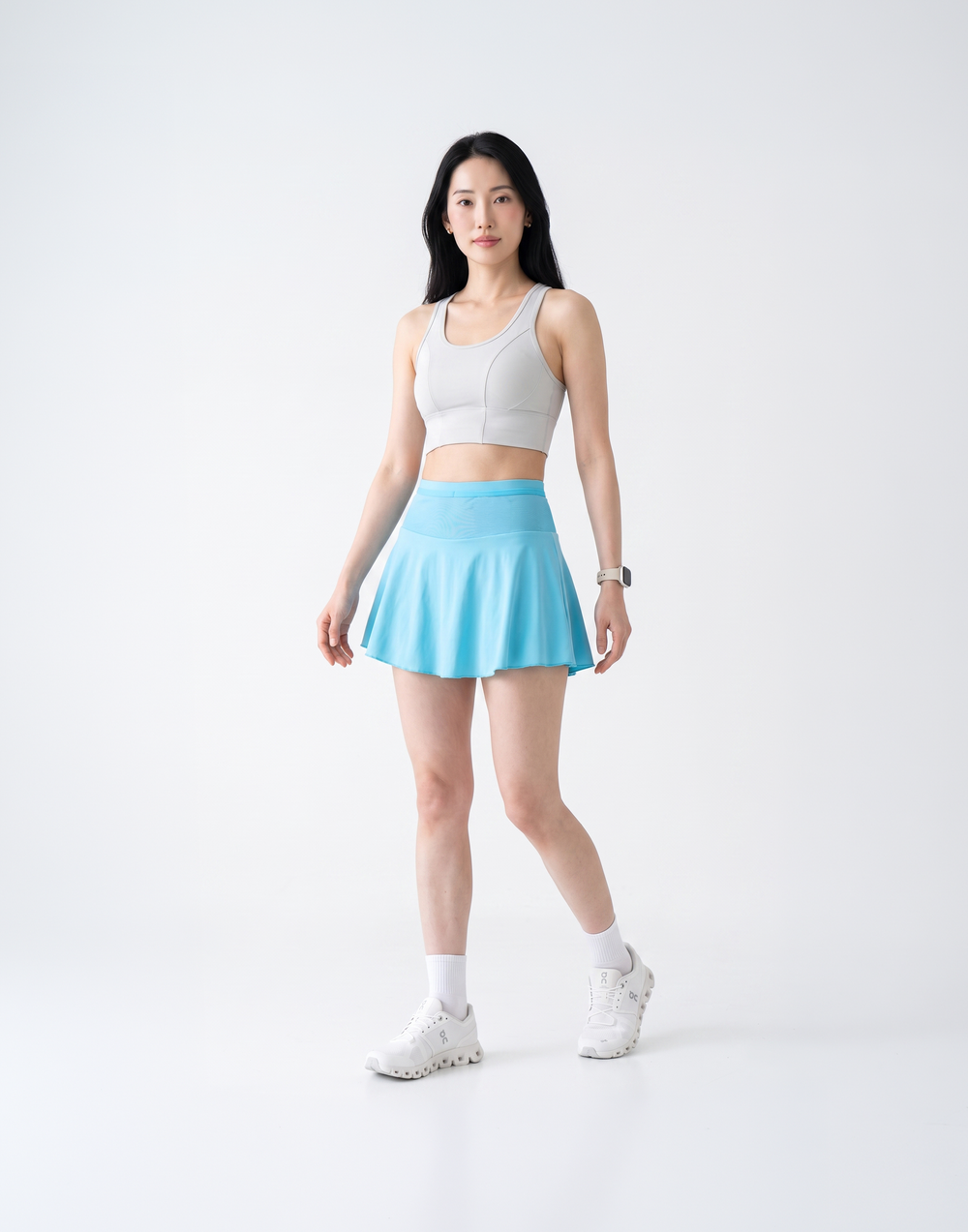 Buy 1, Get 1 Free - Cooling, Sweat-Wicking & Tummy Tucking Sprint Skort With Built-In Waist Belt