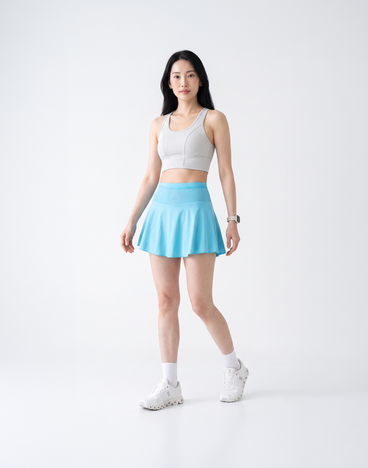 Buy 1, Get 1 Free - Cooling, Sweat-Wicking & Tummy Tucking Sprint Skort With Built-In Waist Belt