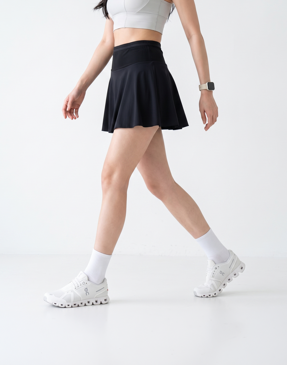 Buy 1, Get 1 Free - Cooling, Sweat-Wicking & Tummy Tucking Sprint Skort With Built-In Waist Belt