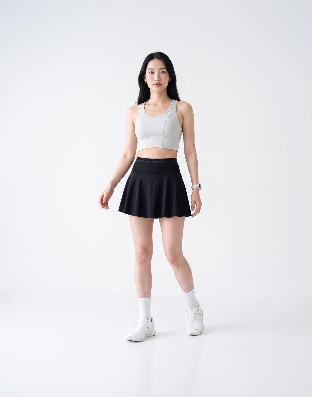 Buy 1, Get 1 Free - Cooling, Sweat-Wicking & Tummy Tucking Sprint Skort With Built-In Waist Belt