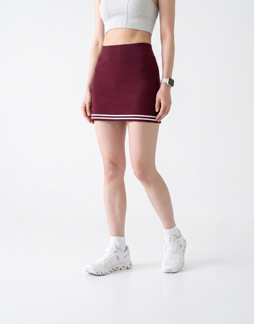 Buy 1, Get 1 Free - Cooling, Breathable With Tummy Tucking Waistband Grand Slam Skort & Inner Tights