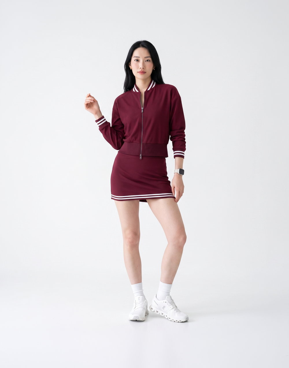 Buy 1, Get 1 Free - Cooling, Breathable With Tummy Tucking Waistband Grand Slam Skort & Inner Tights