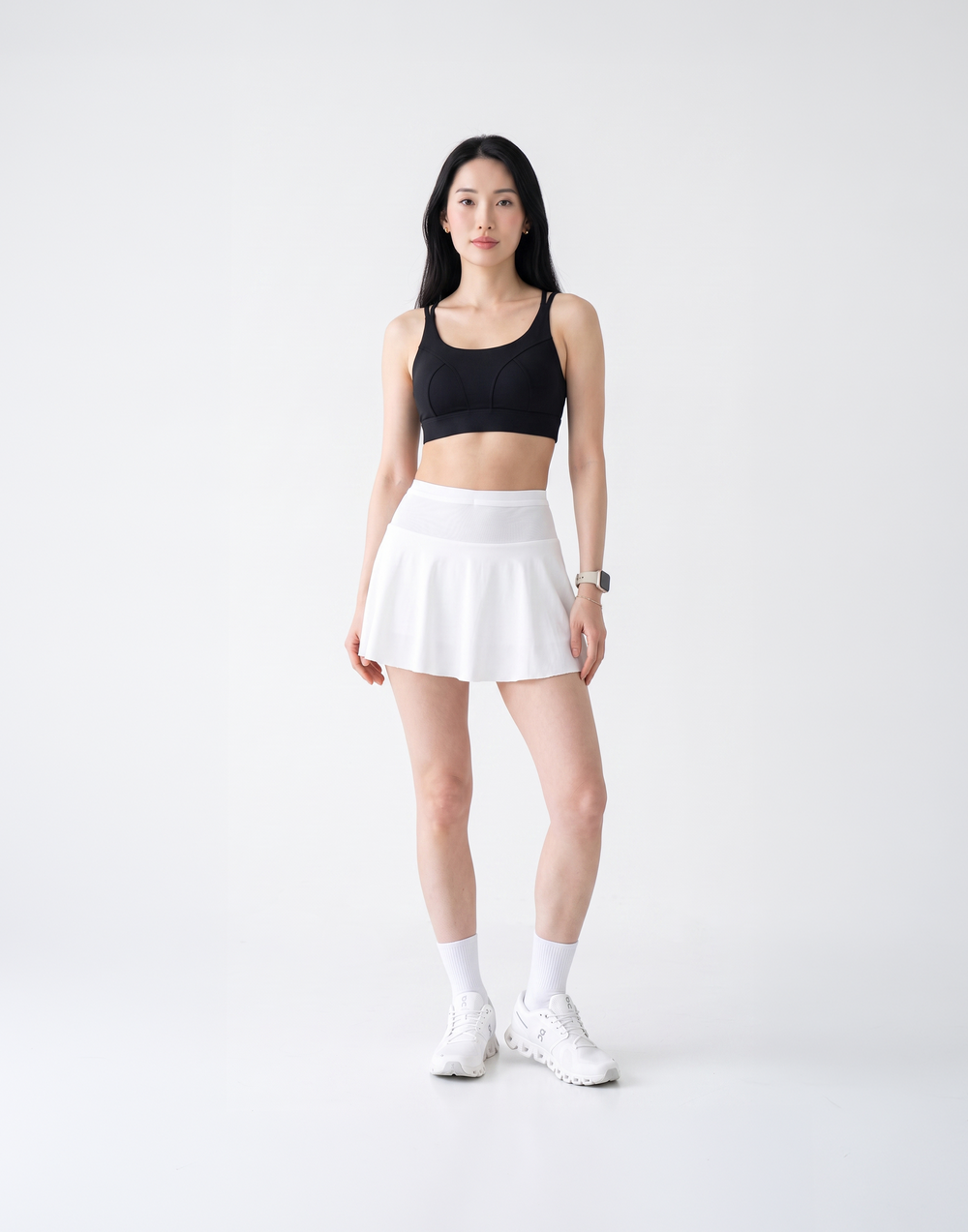 Buy 1, Get 1 Free - Cooling, Sweat-Wicking & Tummy Tucking Sprint Skort With Built-In Waist Belt