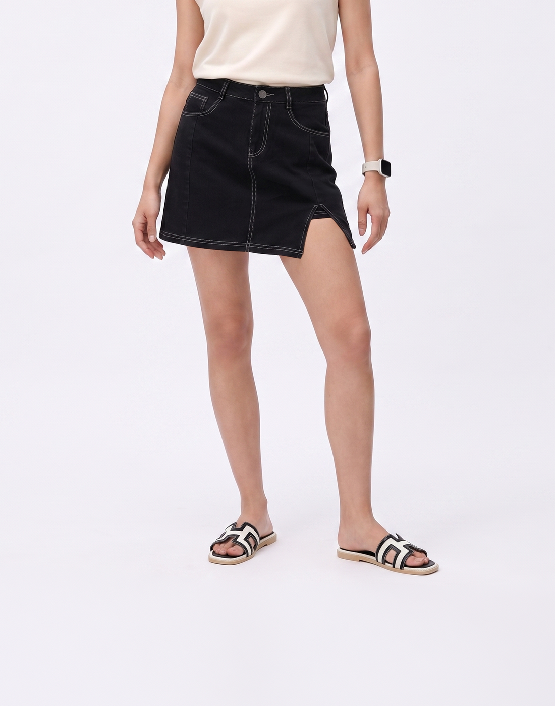 Cooling, Breathable & Stretchy With Tummy Control Coast Skort With Inner Shorts