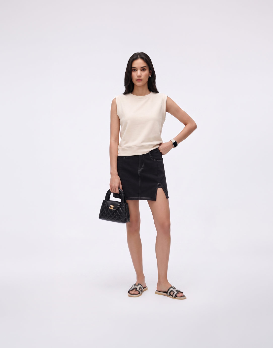 Cooling, Breathable & Stretchy With Tummy Control Coast Skort With Inner Shorts
