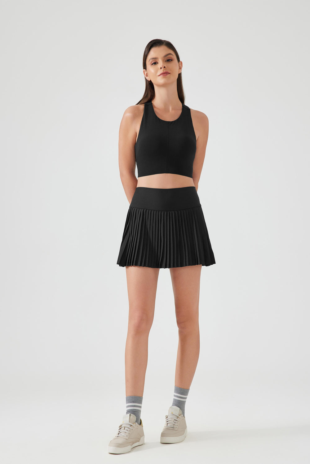 Buy 1, Get 1 Free - Tummy Tucking & Cooling Ignite Skort With Hidden Pockets