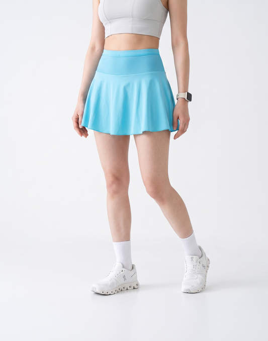 Buy 1, Get 1 Free - Cooling, Sweat-Wicking & Tummy Tucking Sprint Skort With Built-In Waist Belt