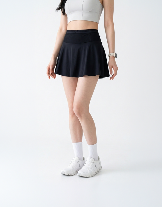 Buy 1, Get 1 Free - Cooling, Sweat-Wicking & Tummy Tucking Sprint Skort With Built-In Waist Belt