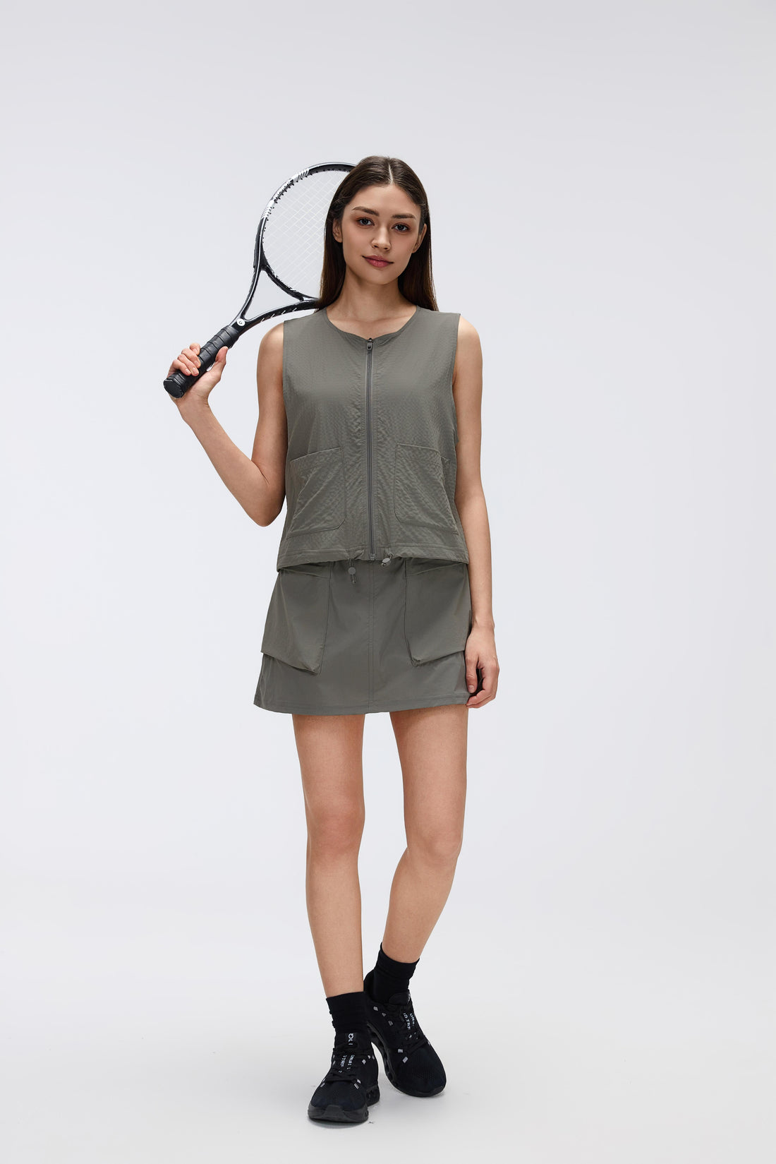 Outdoor Adventure Skort With Theft Proof Pockets & Adjustable Waistband