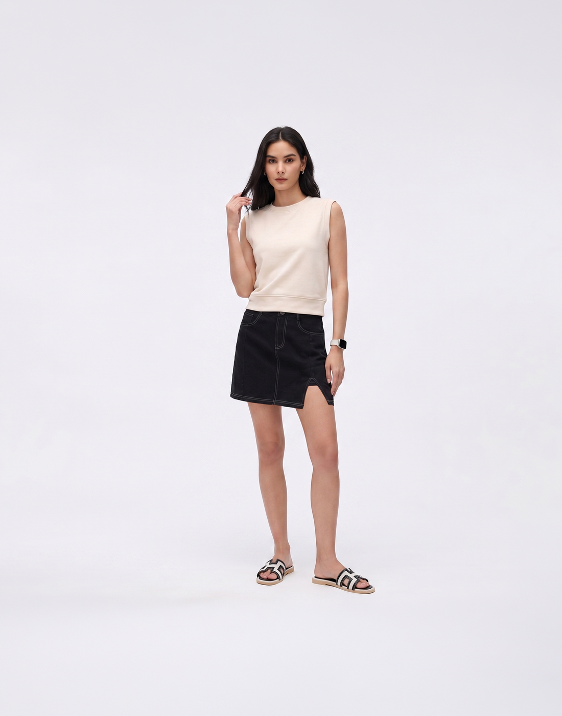 Cooling, Breathable & Stretchy With Tummy Control Coast Skort With Inner Shorts