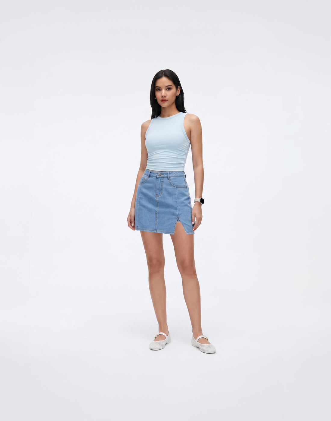 Cooling, Breathable & Stretchy With Tummy Control Coast Skort With Inner Shorts