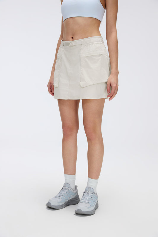 Outdoor Adventure Skort With Theft Proof Pockets & Adjustable Waistband