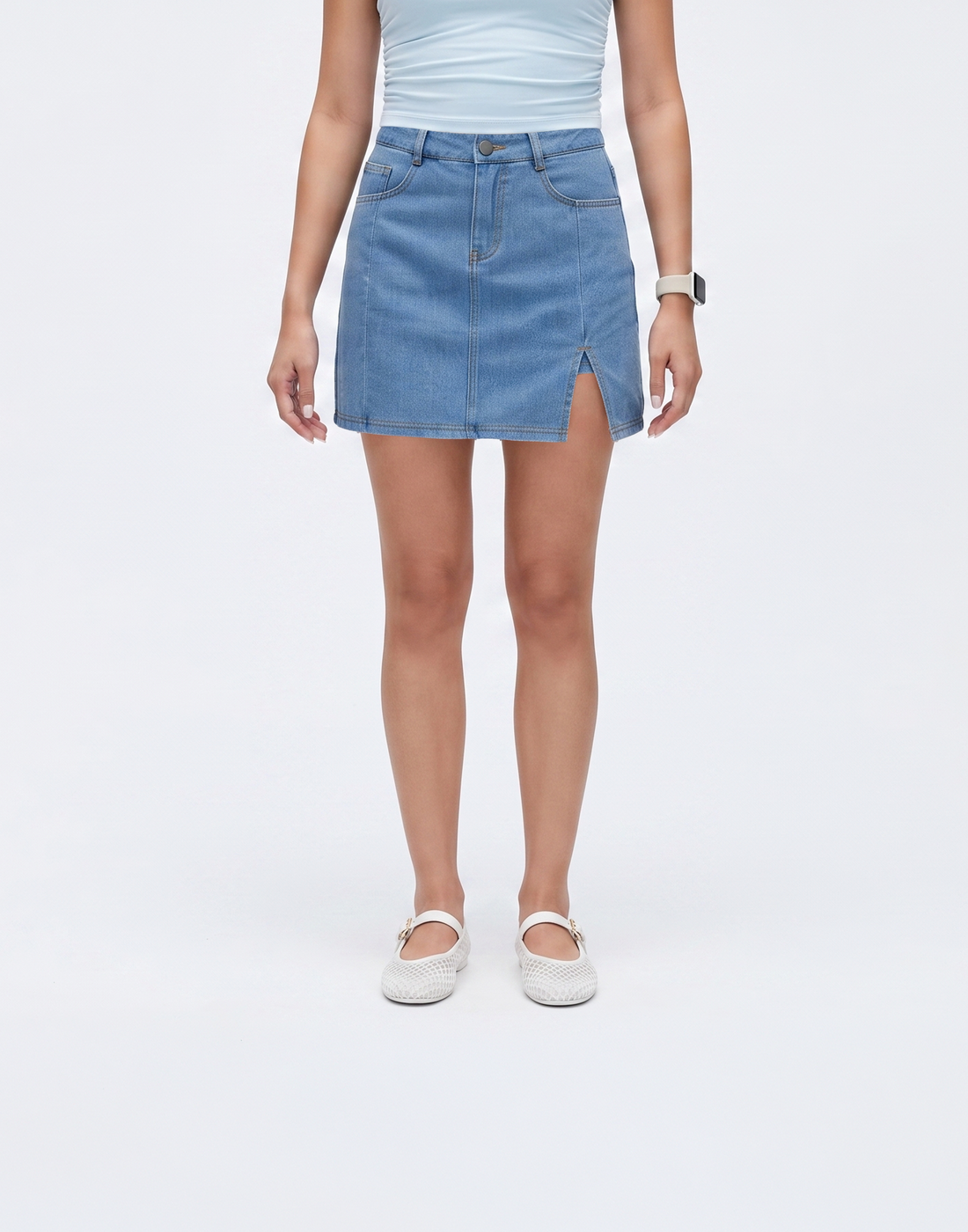 Cooling, Breathable & Stretchy With Tummy Control Coast Skort With Inner Shorts