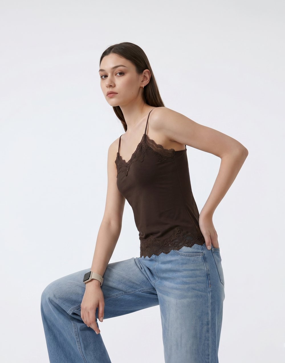 Buy 1, Get 1 Free - Cooling, Buttery Soft Muse Lace Padded Top