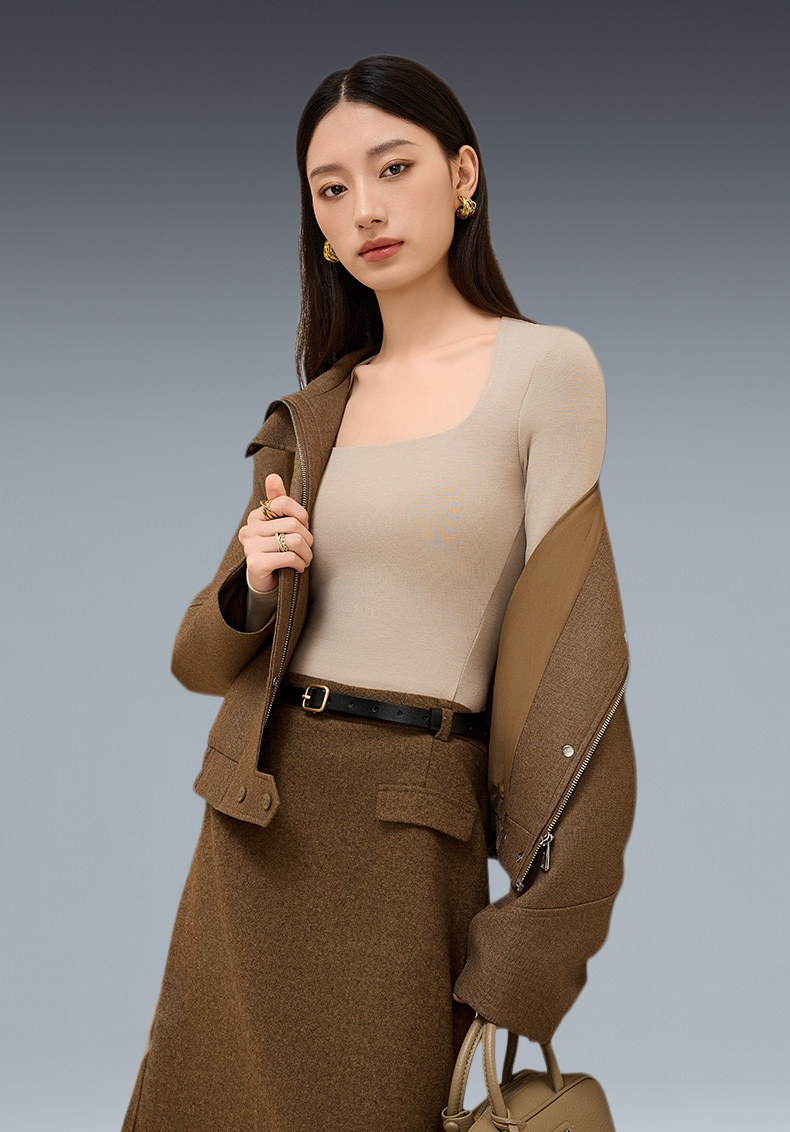 Buy 1, Get 1 Free - Thermal Padded Velvet Top With Hand Warmers - For Cold Climates