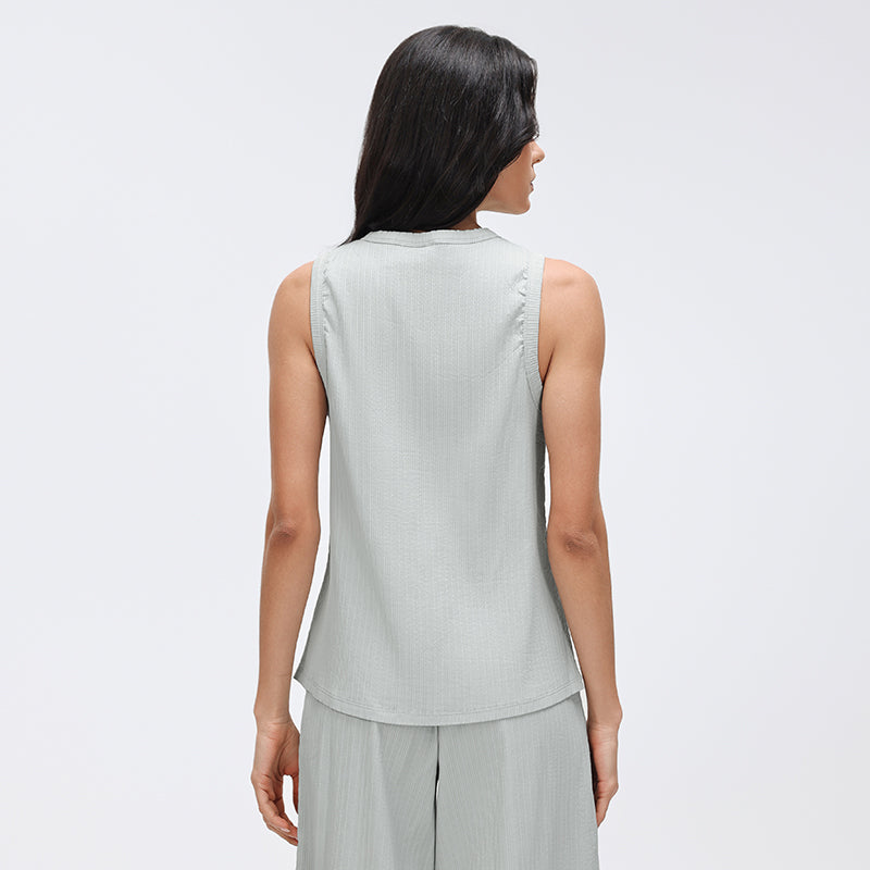 Wrinkle-Free, Cooling & Breathable Sleeveless Air Top
