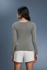 Buy 1, Get 1 Free - Buttery Soft Ribbed Lina Padded Top - For Chilly Climates