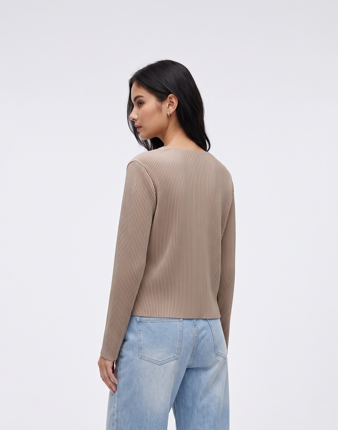 Wrinkle-Free, Breathable & Stretchy Free Size Pleated Hygge Top