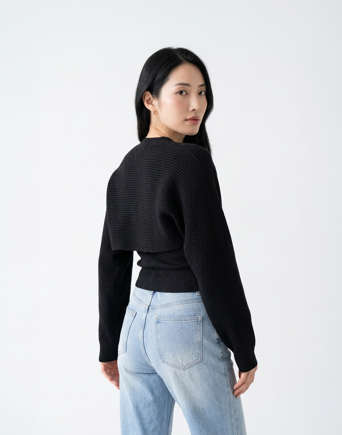 Buttery Soft & Warm Free Size Snowfall Top With Sleeves