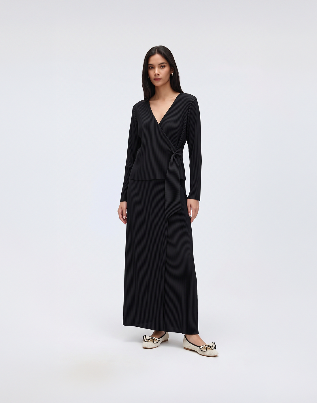 Wrinkle-Free, Breathable & Stretchy Free Size Pleated Hygge Top