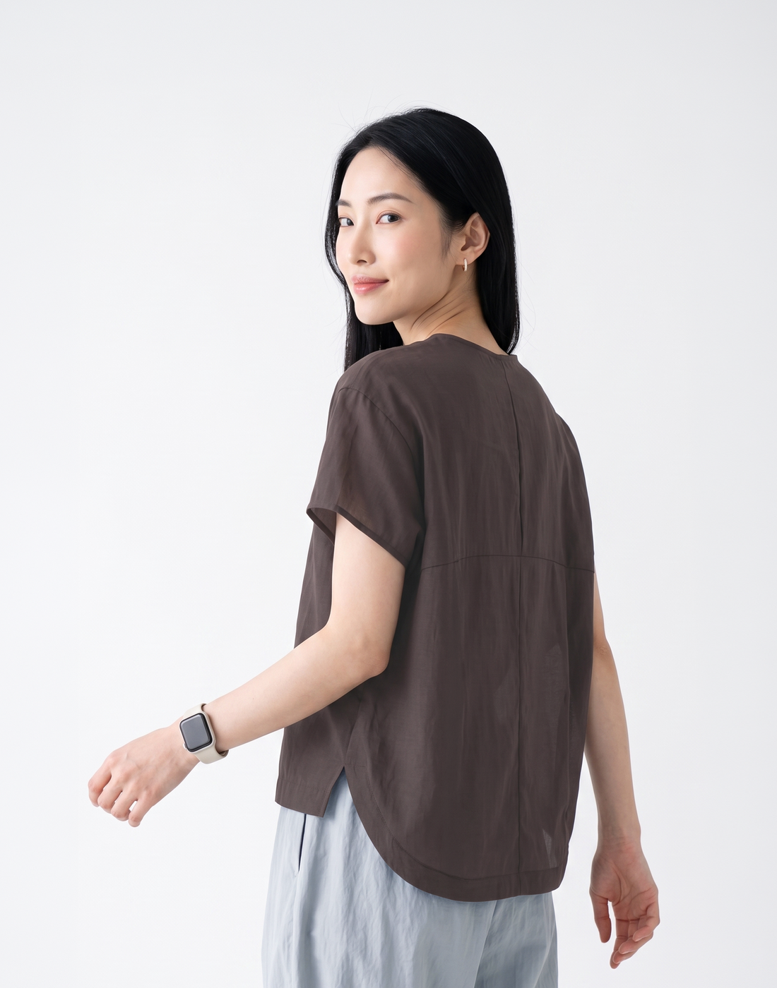 Cooling, Breathable & Tummy Covering Fold Top