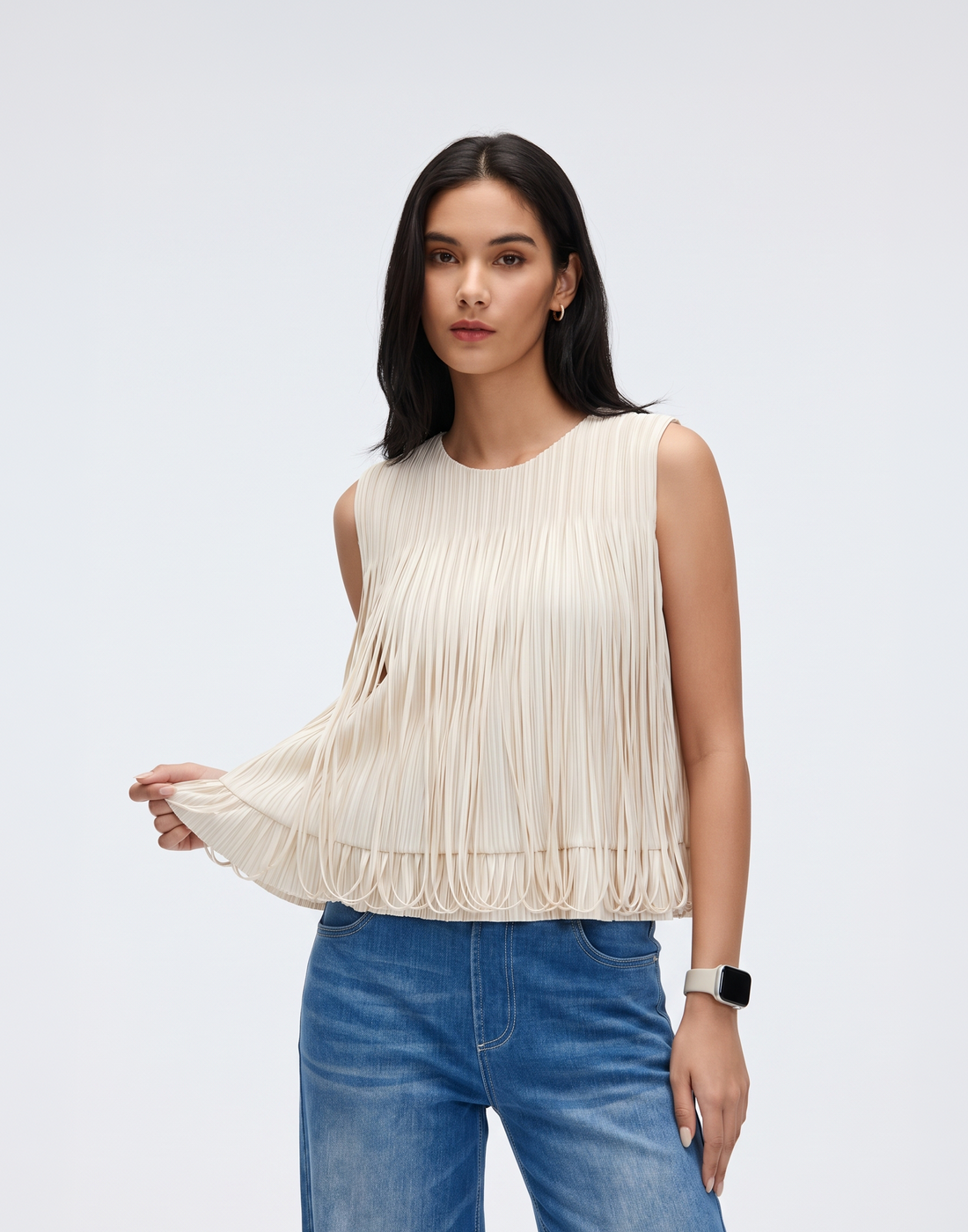 Wrinkle-Free, Cooling & Breathable Tummy-Friendly Serena Top