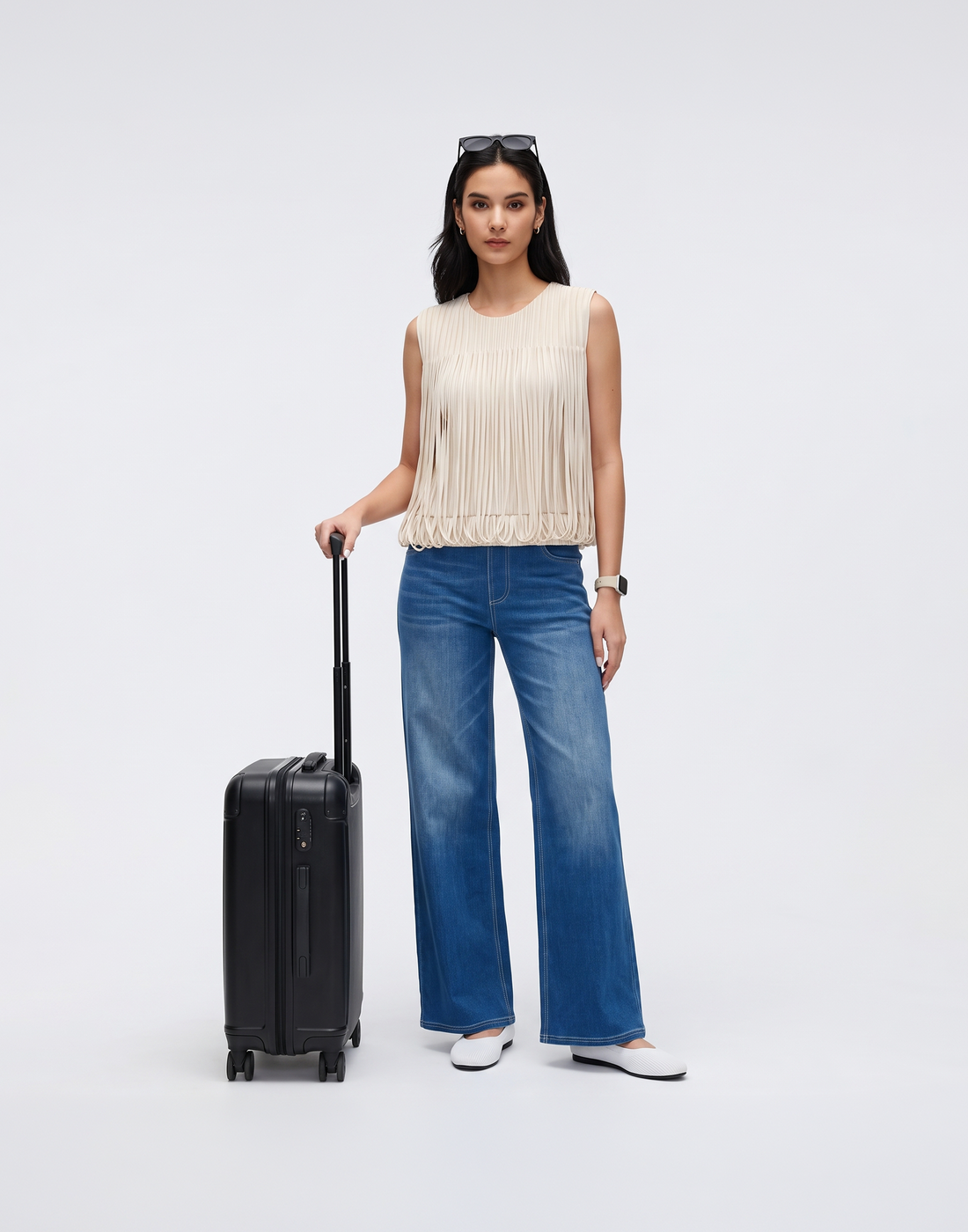 Wrinkle-Free, Cooling & Breathable Tummy-Friendly Serena Top