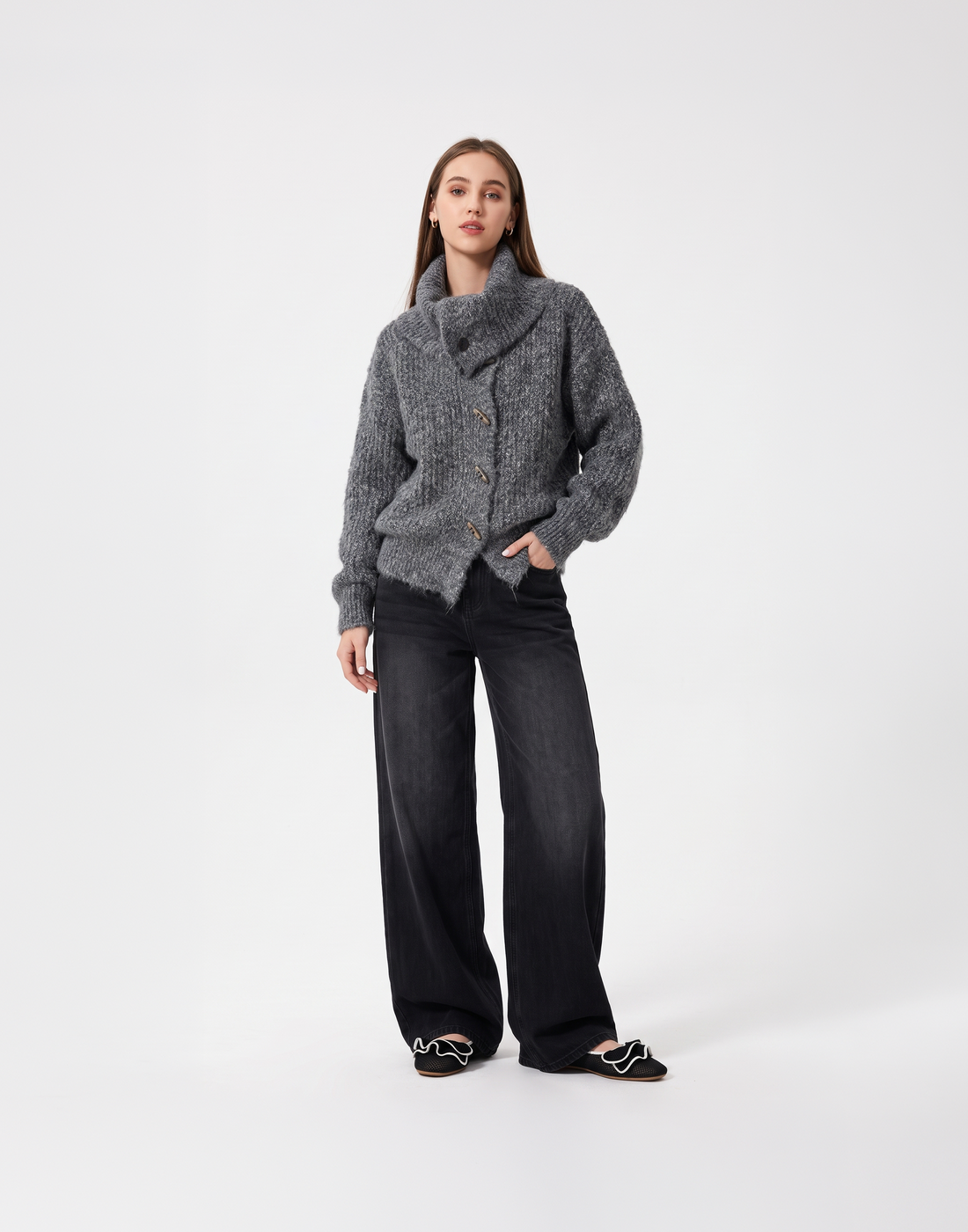 Warm, Buttery Soft & Cosy With Adjustable Neckline Muse Top - For Cold Climates
