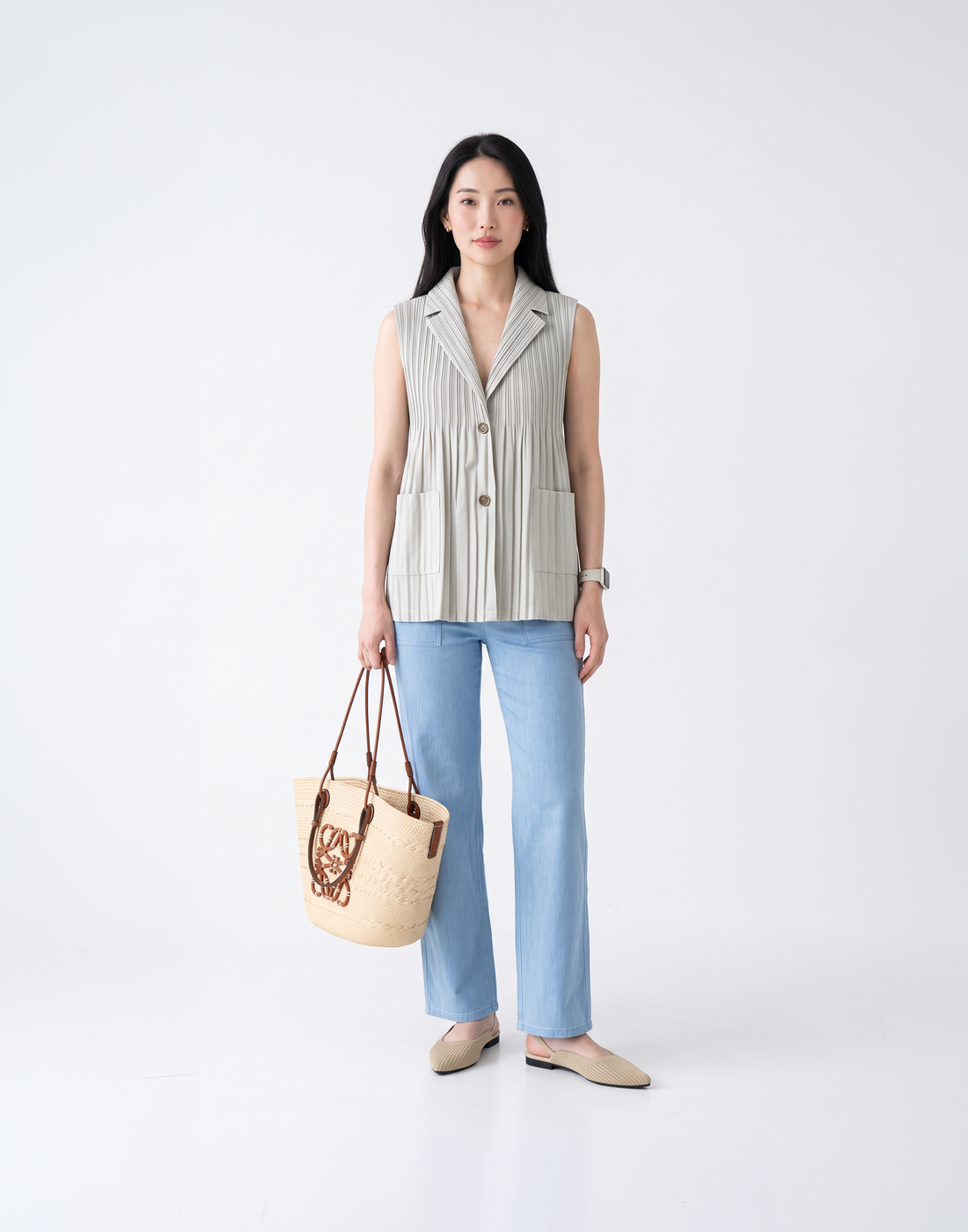 Wrinkle-Free, Cooling & Breathable Aera Free Size Top With Pockets