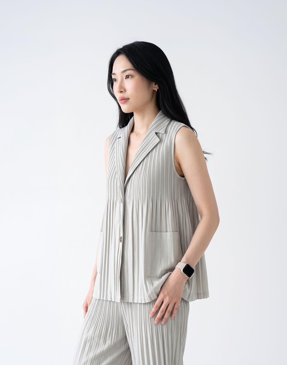 Wrinkle-Free, Cooling & Breathable Aera Free Size Top With Pockets